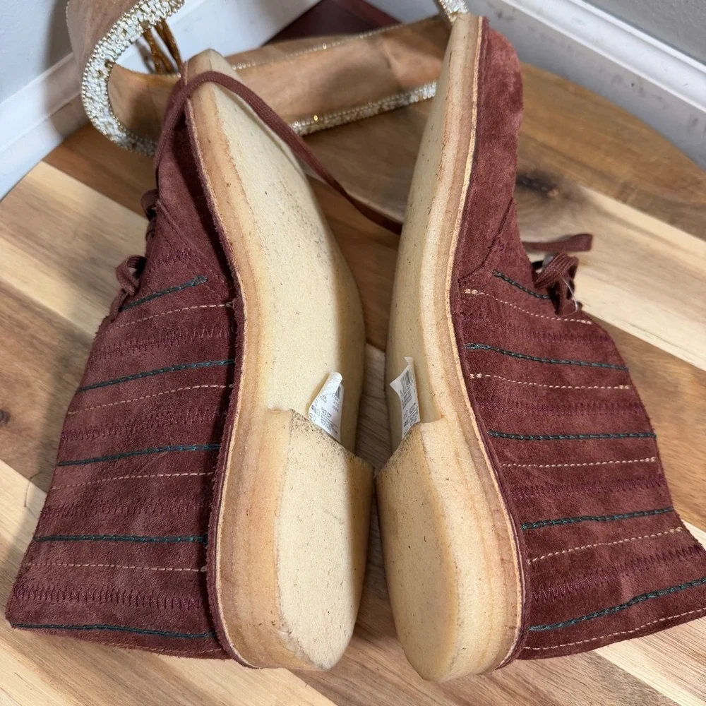 Clarks Original Desert Boot Chukka Cabincore Academia Folkcore Sz 8M Rust Brown